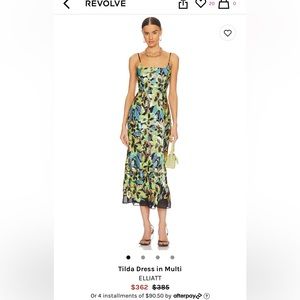 Elliatt Tilda Dress in Multi, size M